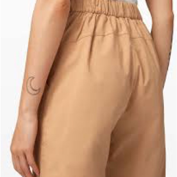 RARE $138 Lululemon Your True Trouser High Rise PantBeech Wood NWT 12 - Picture 4 of 4